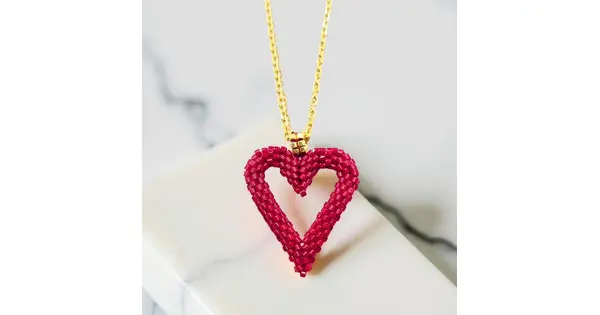 Lux 3D Heart Necklace