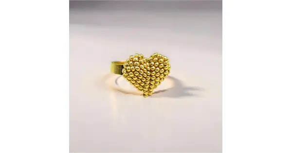 Bubble Heart Ring