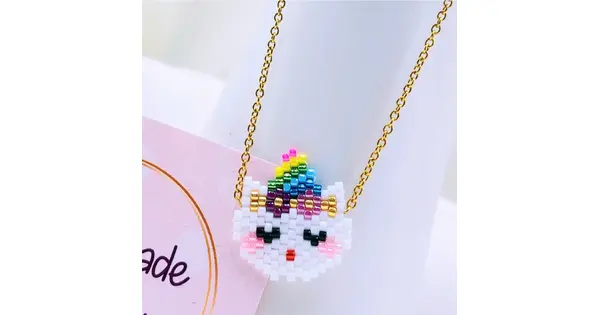 Unicorn Kitty Necklace