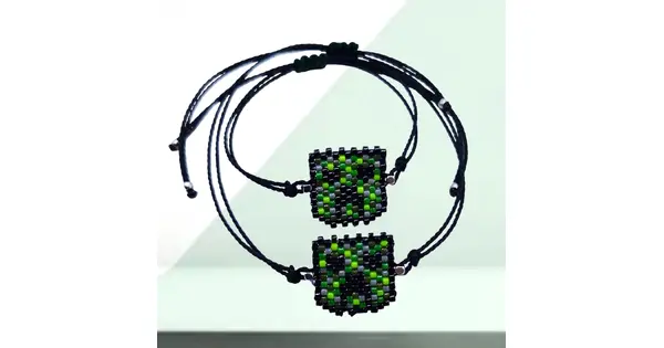 Pixel-Style Gaming Hero Bracelet