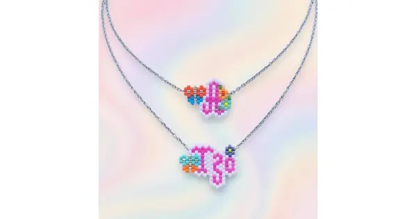 Monogram with Butterfly Necklace