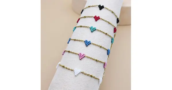 Three Tiny Hearts Bracelet