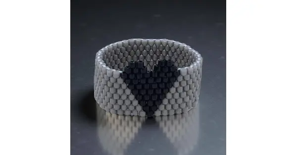 Moody Heart Ring