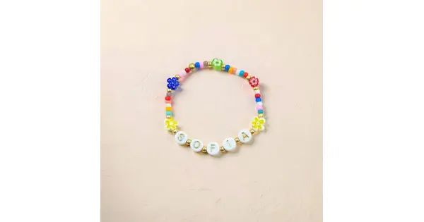 Flower Name Bracelet