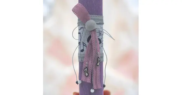 Λαμπάδα Musical Notes Earrings