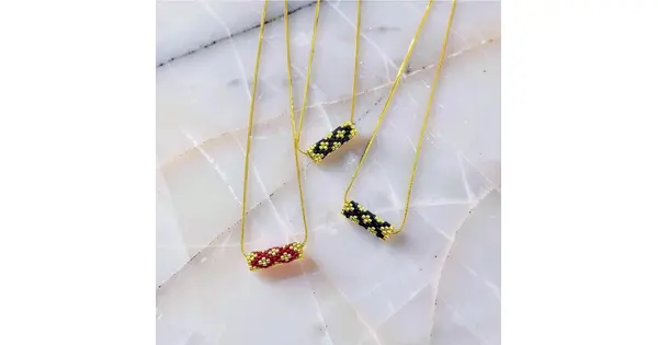 Geometric Barel Necklace