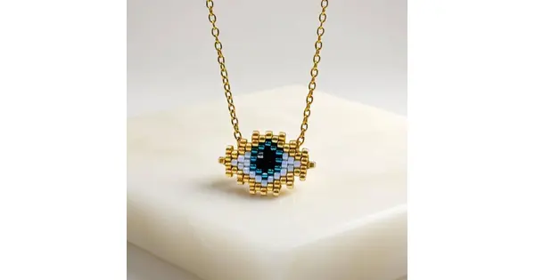 Eye Lashes Necklace