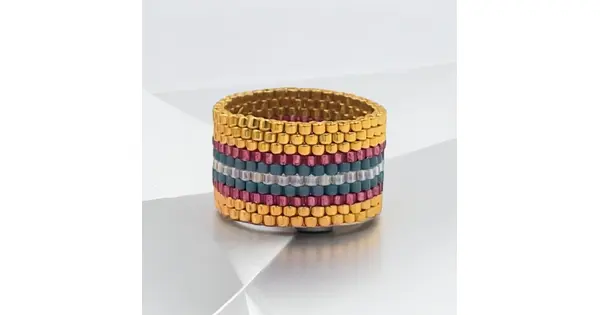 Golden Turquoise Ring