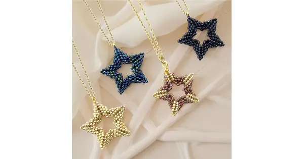 Lux 3D Star Necklace
