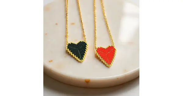 Triangle Heart Necklace