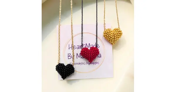Bubble Heart Necklace