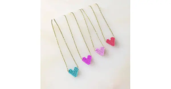 Lollipop Heart Necklace