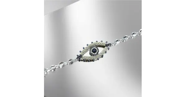 Angels Eye Silver Bracelet