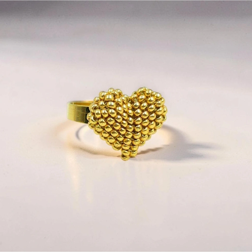 Bubble Heart Ring - 1