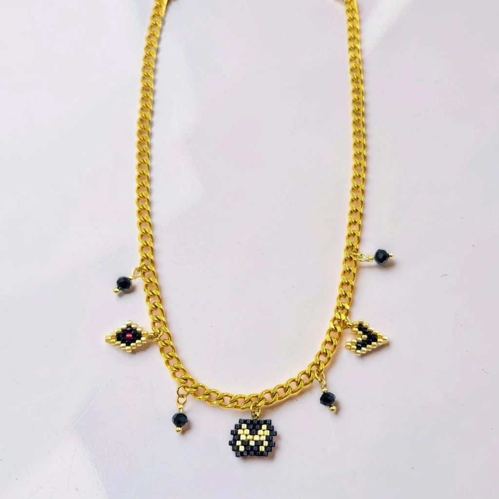 Monogram & Charms Necklace - 2
