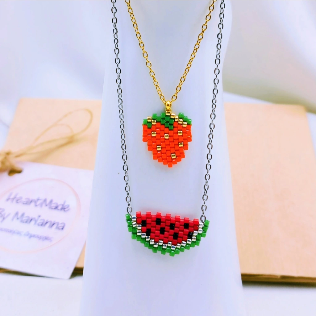 Watermelon Slice Necklace - 3