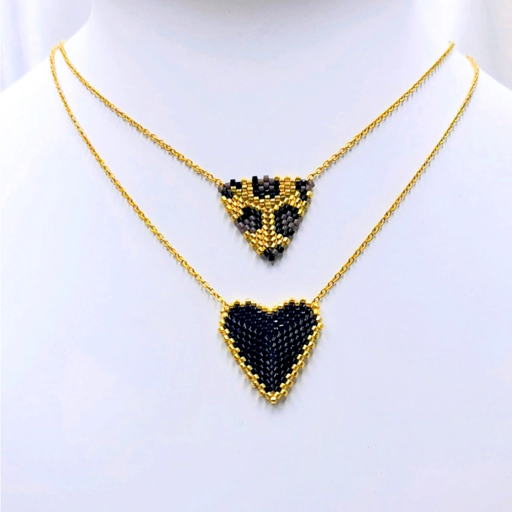 Triangle Heart Necklace - 3