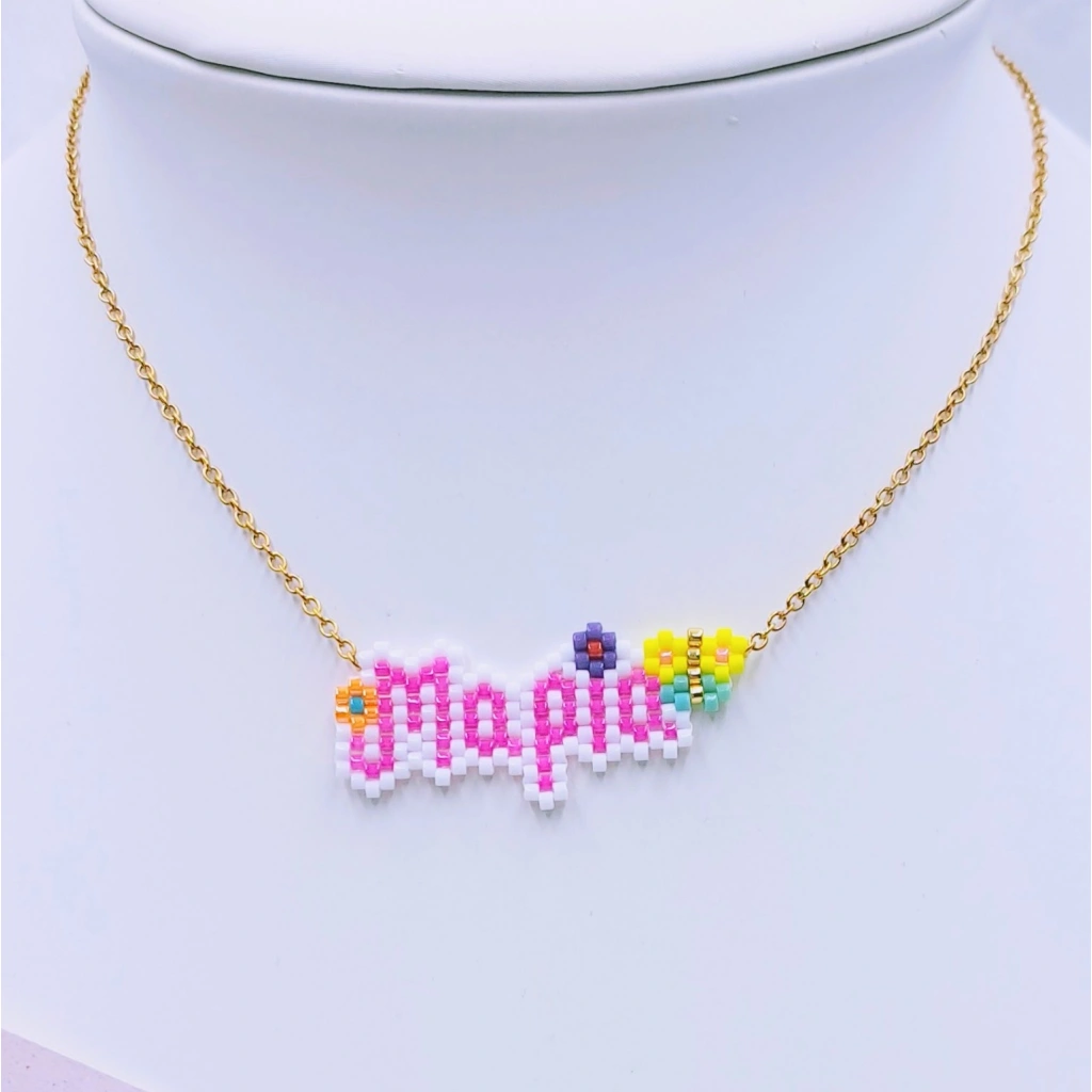 Name with a Butterfly Necklace - 6