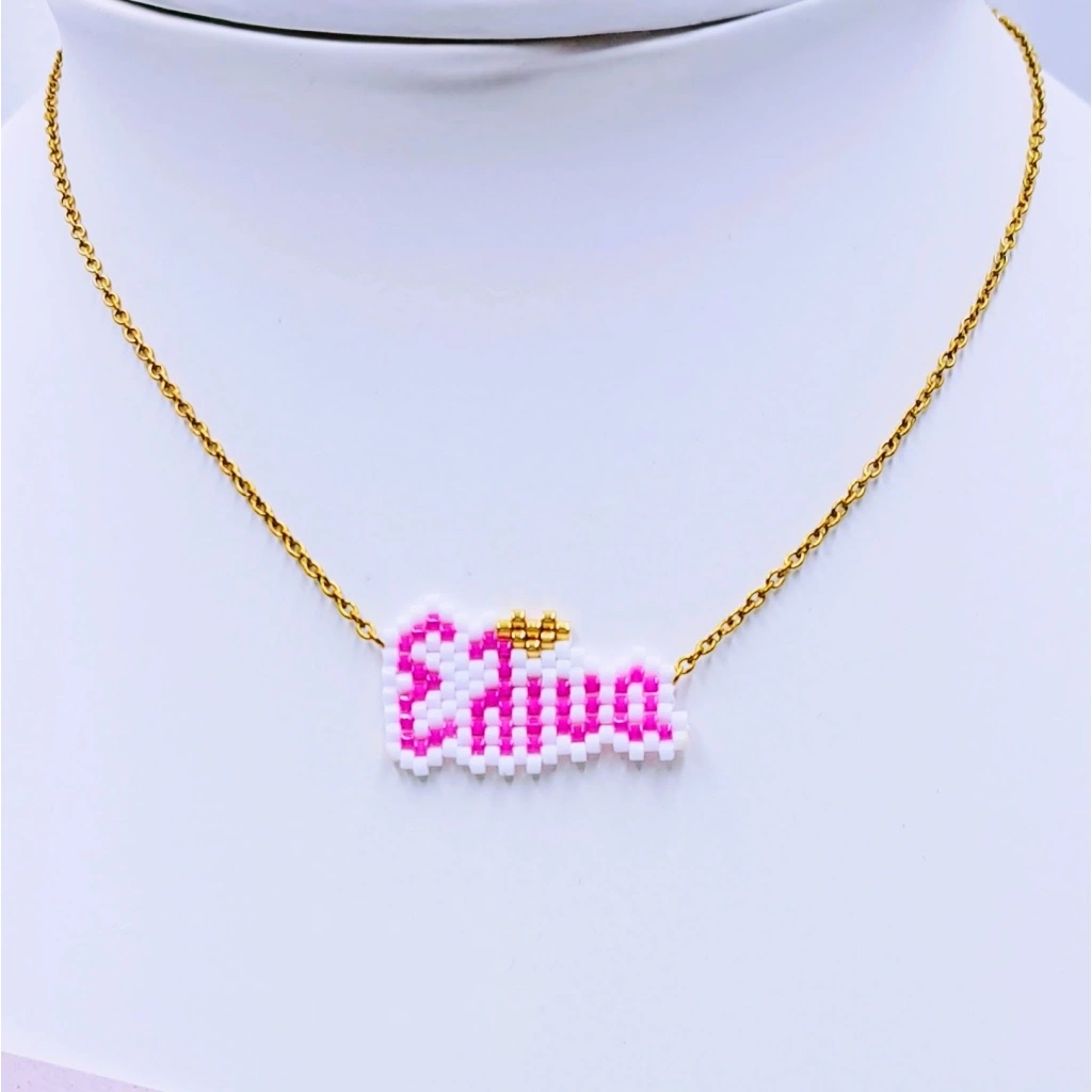 Name with Hearts Necklace - 5