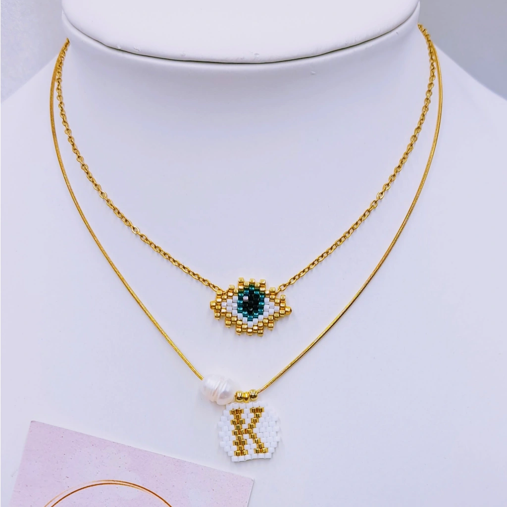 Mini Monogram With Pearl - 5