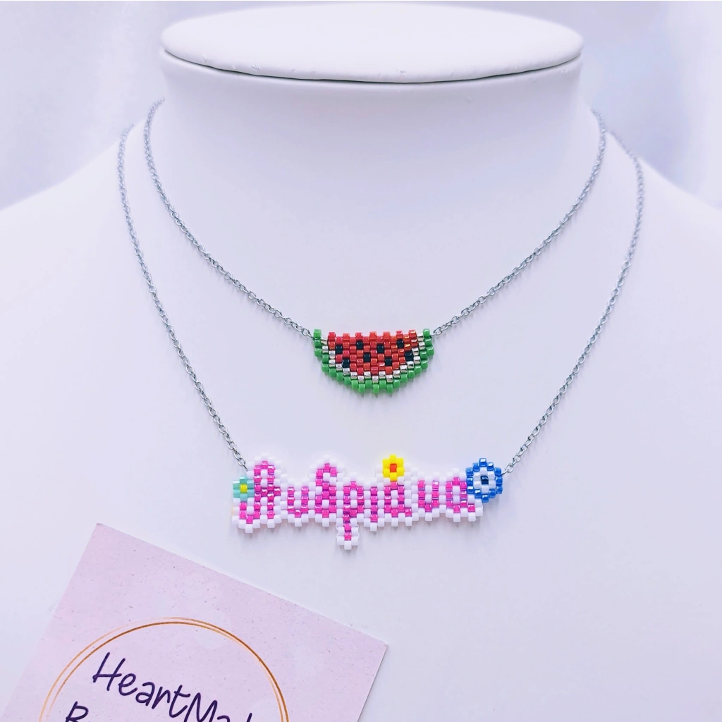 Watermelon Slice Necklace - 2