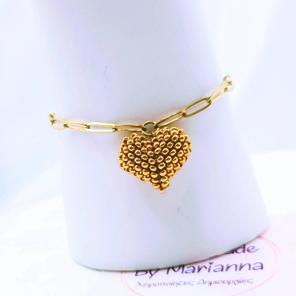 Bubble Heart Bracelet - 4
