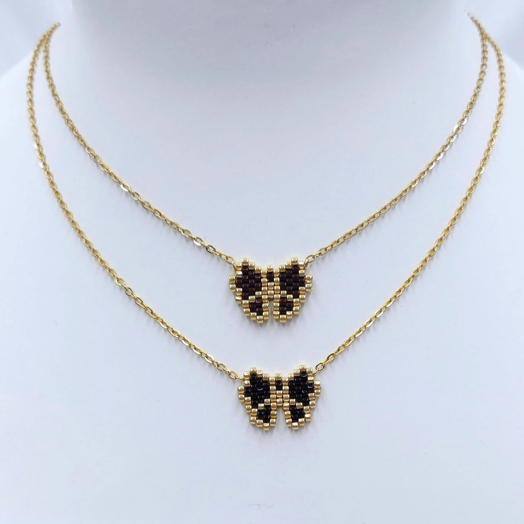 Delicate Bow Necklace - 4
