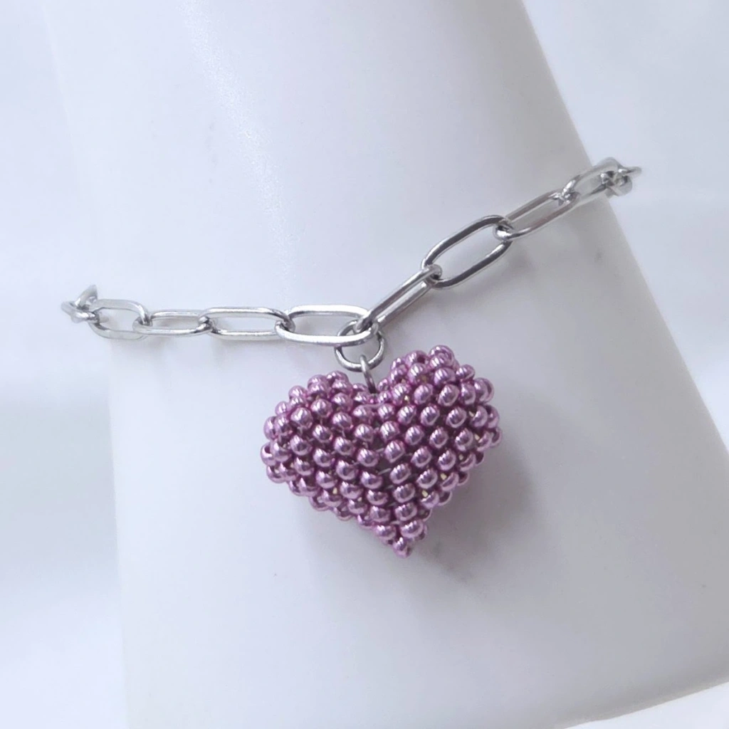 Bubble Heart Bracelet - 5