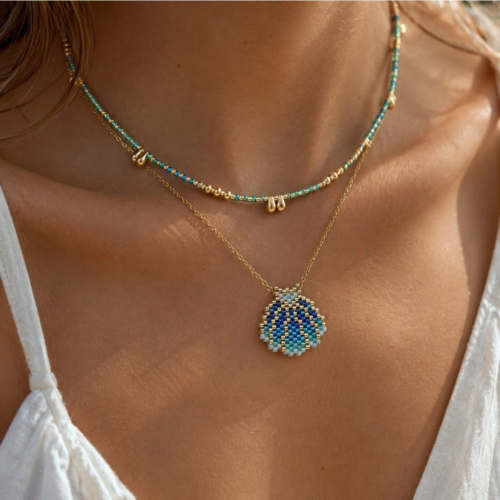 Solara Beaded Necklace - 6