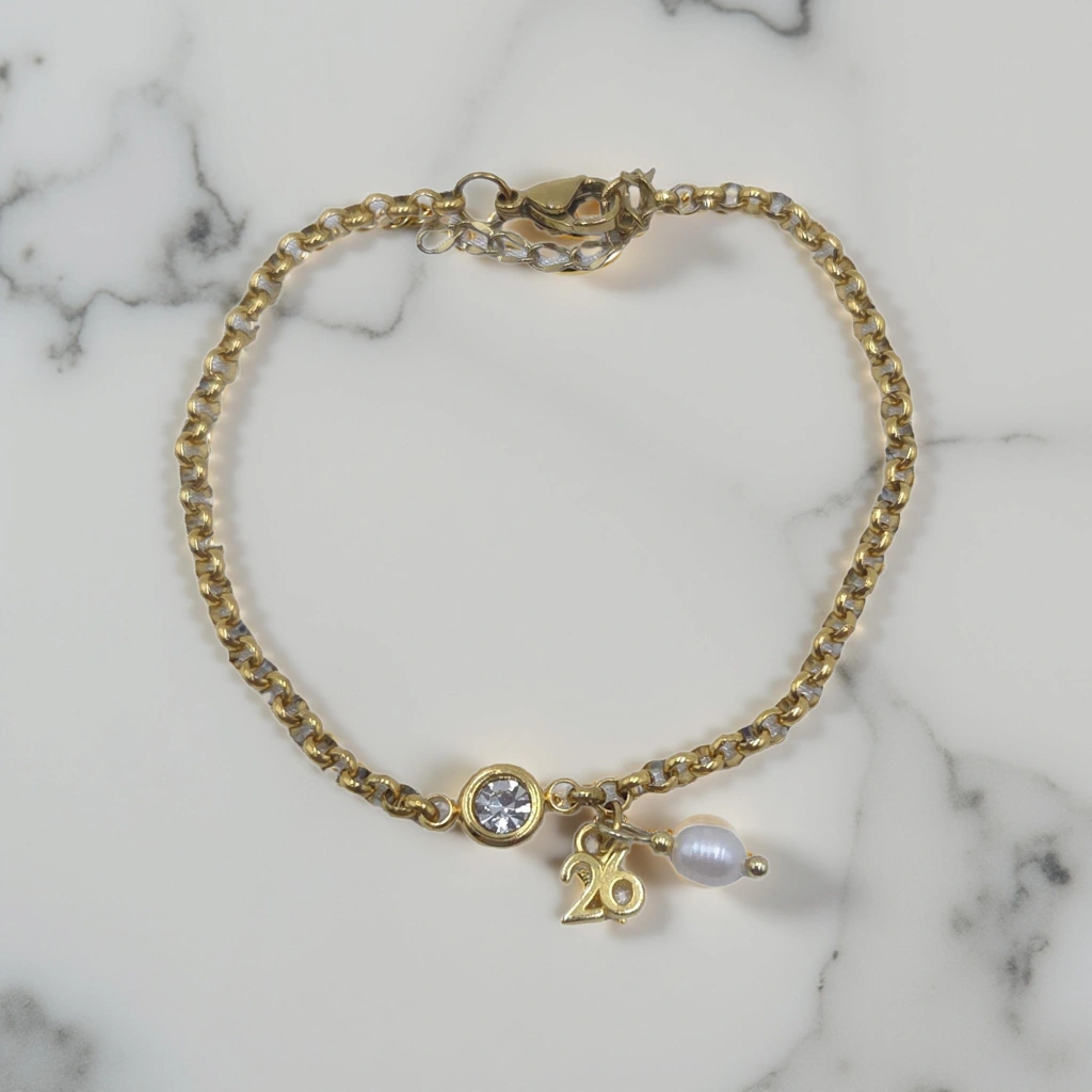 Lucky 26 Pearl Bracelet - 1