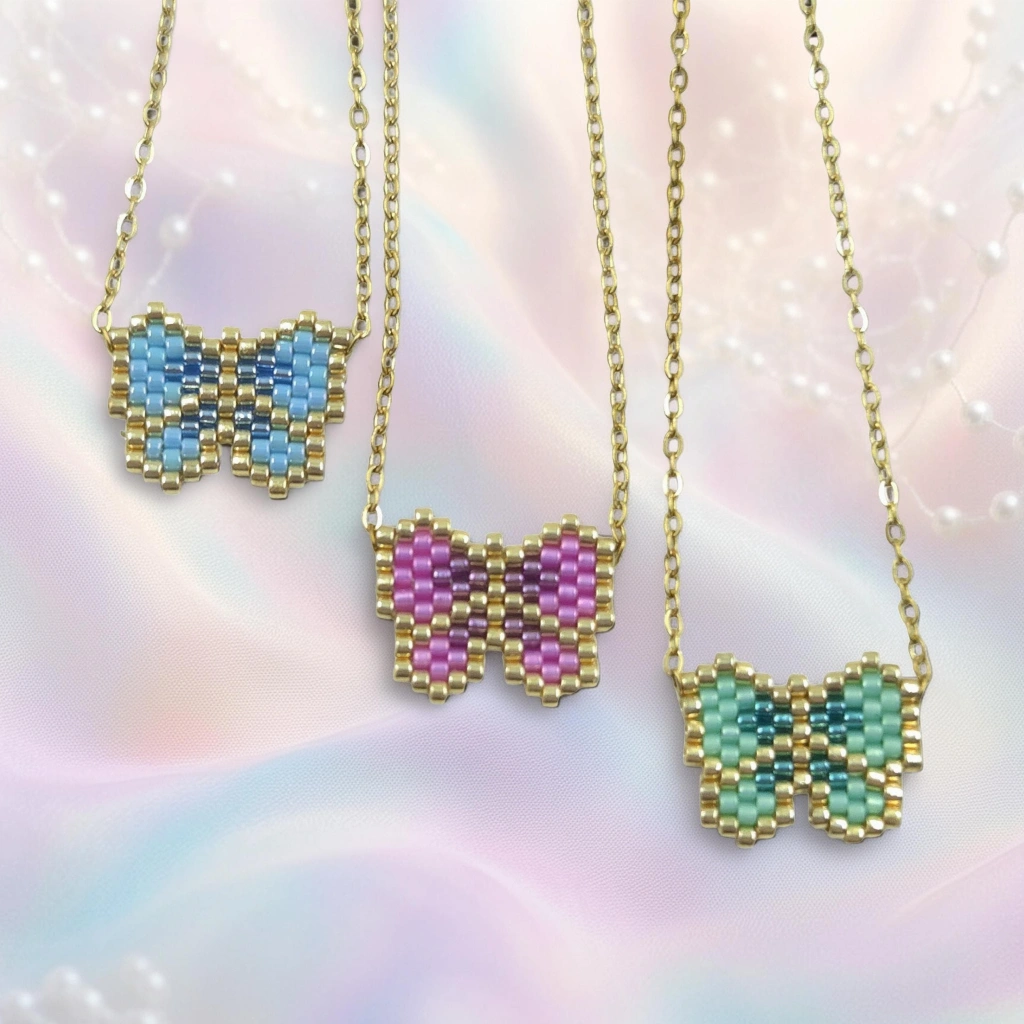 Spring Butterfly Necklace - 4