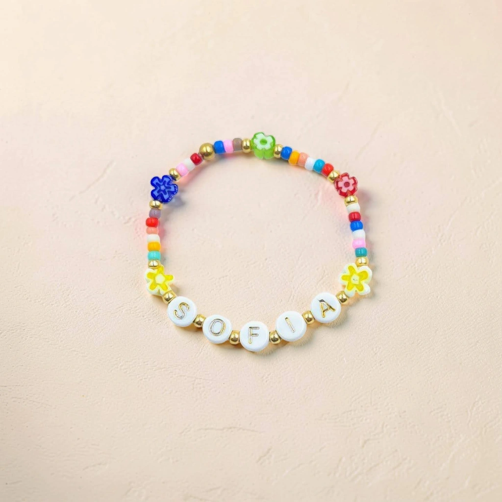 Flower Name Bracelet - 1