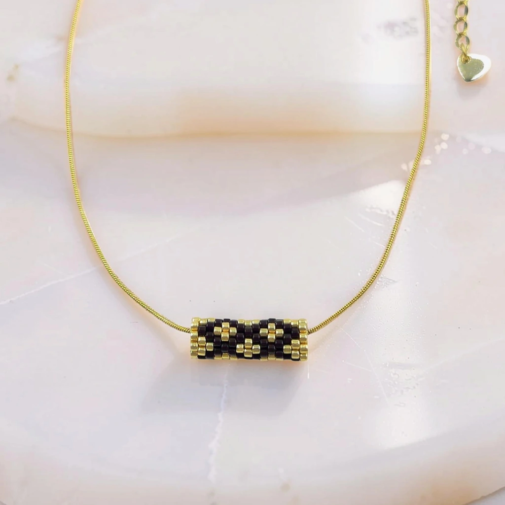 Geometric Barel Necklace - 6