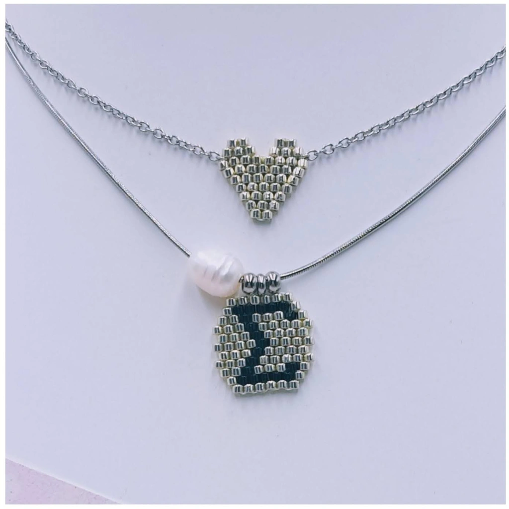 Mini Monogram With Pearl - 8