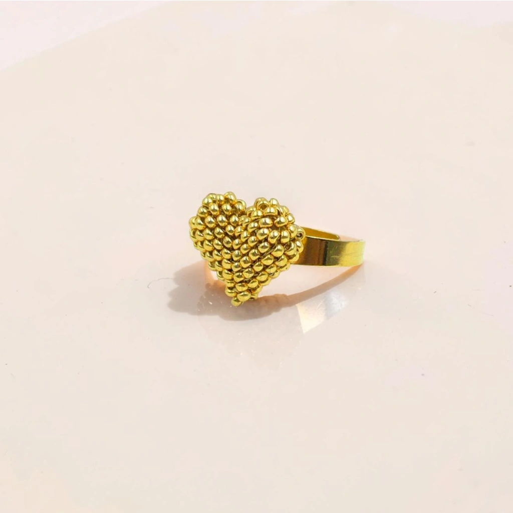 Bubble Heart Ring - 3