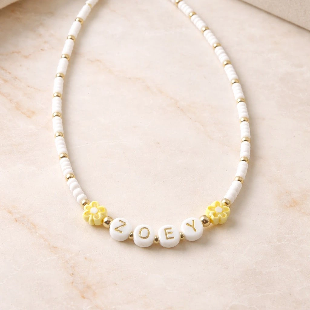 Flower Name Necklace - 1