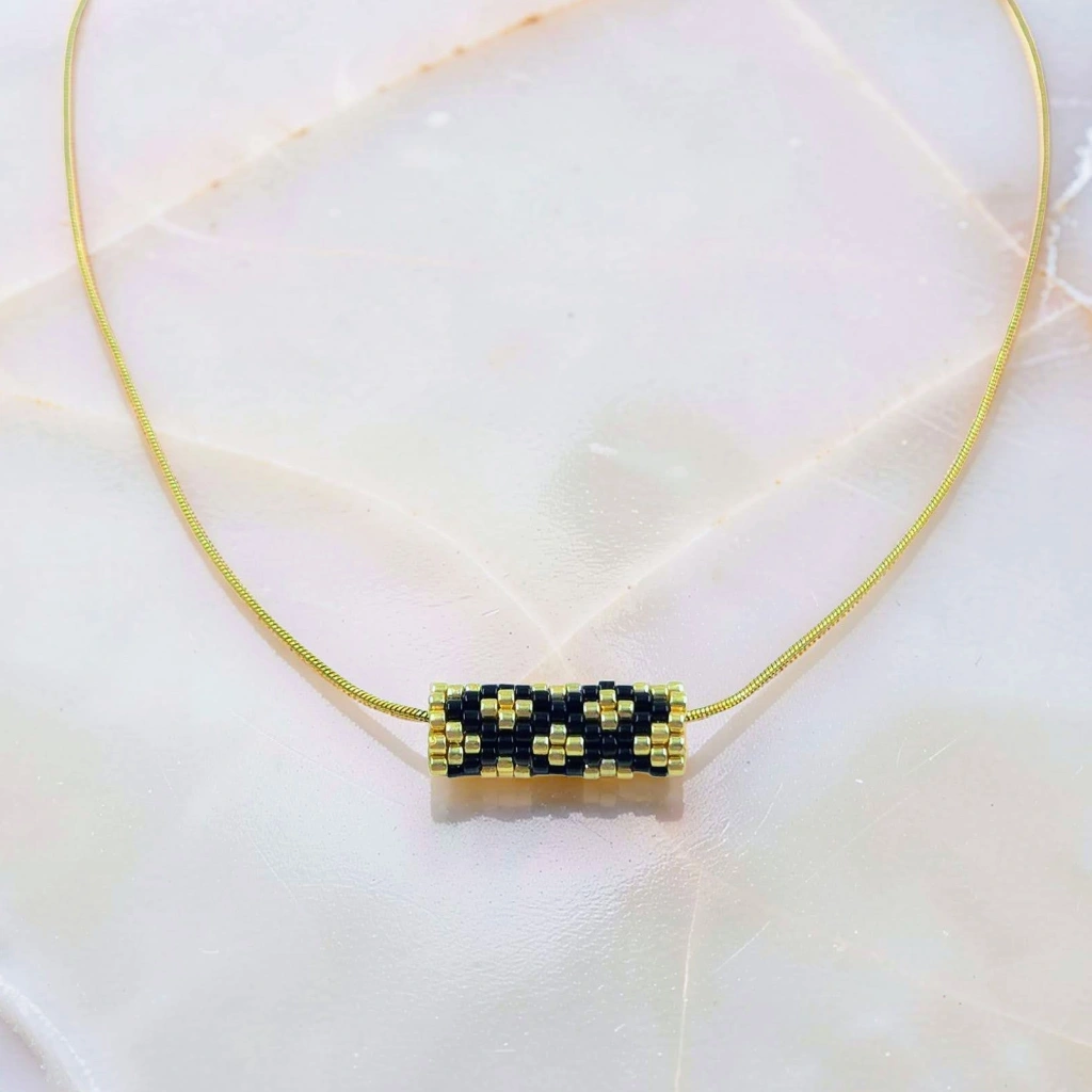 Geometric Barel Necklace - 4