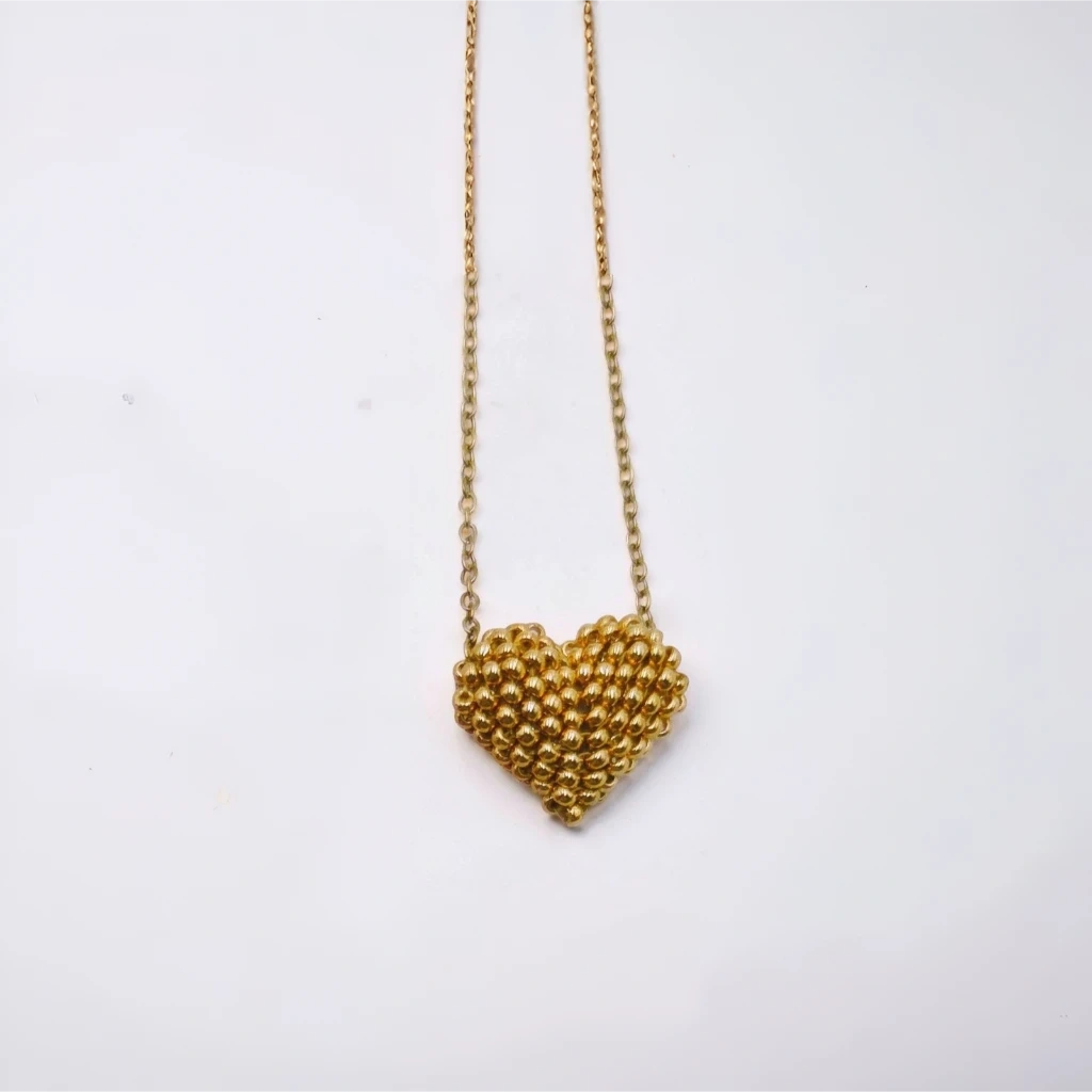 Bubble Heart Necklace - 5