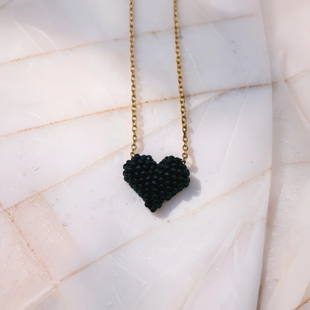 Bubble Heart Necklace - 3