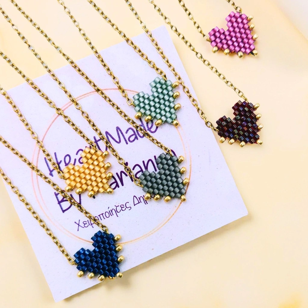 Dripping Heart Necklace - 1