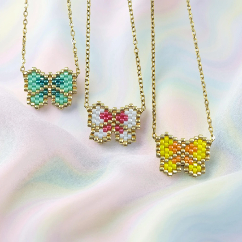 Spring Butterfly Necklace - 3