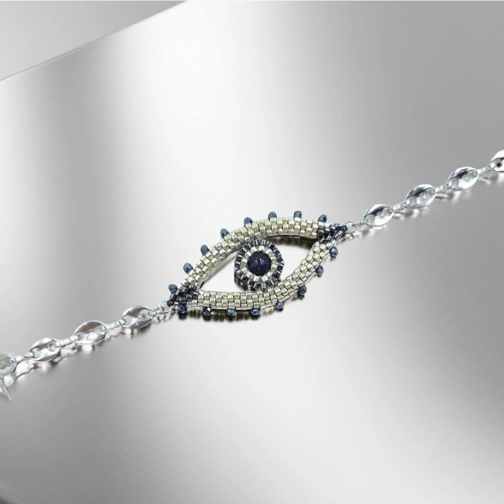 Angels Eye Silver Bracelet - 1