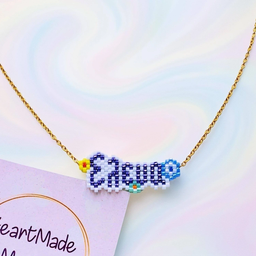 Name with an Eye Necklace - 4
