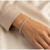 Silver Bangle Bracelet - 3
