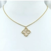Flower Cross Necklace - 2