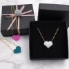 Bubble Gum Heart Necklace - 4