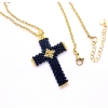 Latin 3D Cross Necklace - 3