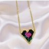 Rose Heart Necklace - 4