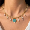 Azur Monogram Charms Necklace