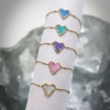 Satin Heart Bracelet